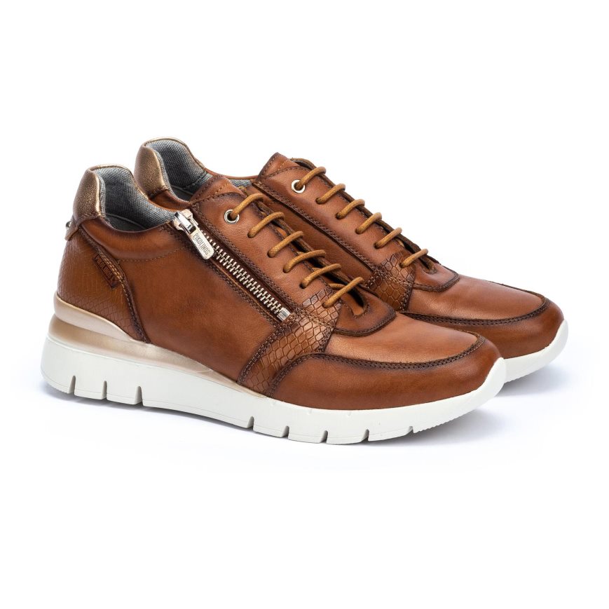 Women's Pikolinos CANTABRIA Sneakers Brown | NZ E231970